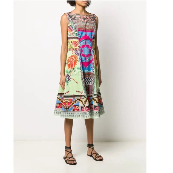 Etro Sleeveless Patchwork Amalfi Dress - Picture 3 of 16